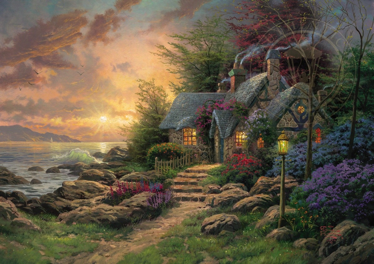 Thomas Kinkade: Gardens & Civilization – Visionary Artistry Magazine